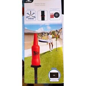 Crane Bottle Strike Sports Bottle Backyard Outdoor Lawn Game Set